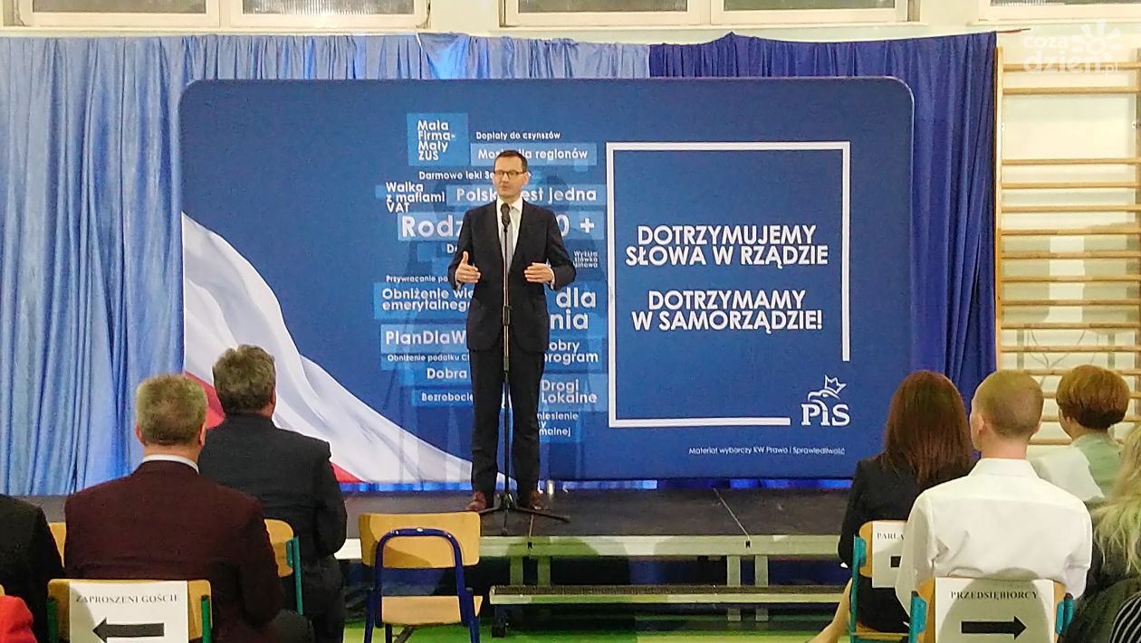 Premier Morawiecki gościł w Ostrowcu (zdjęcia)