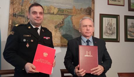 Umowa o współpracy między Politechniką Świętokrzyską a Państwową Strażą Pożarną w Kielcach