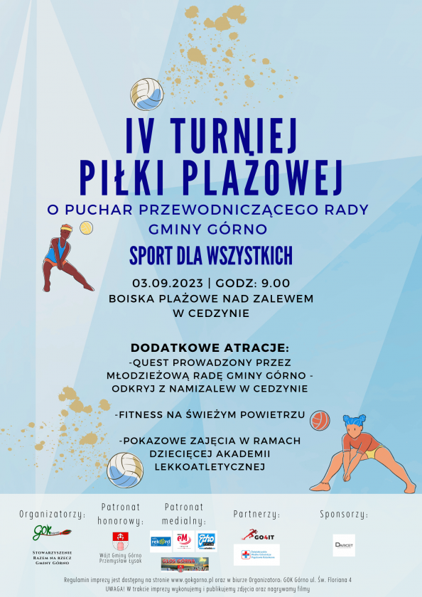 Pod patronatem Radia Rekord - turniej piłki plażowej w Cedzynie