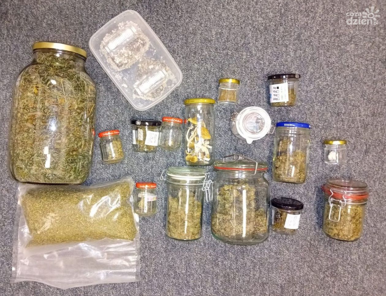 45-latek zatrzymany z 3 kilogramami narkotyków
