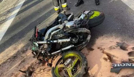 Tragedia na drodze. Motocyklista zginął wypadku.