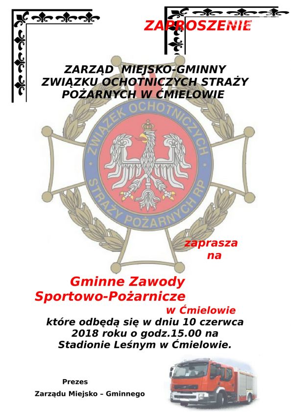  Ćmielów. Strażacy zaszaleją w niedzielę!