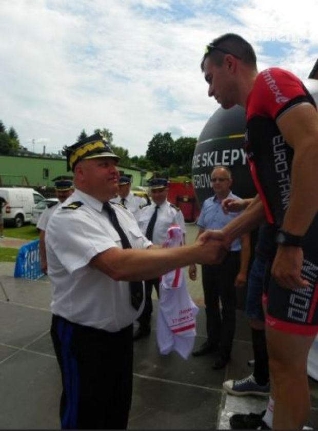 Nasz strażak mistrzem Polski w kolarstwie szosowym strażaków