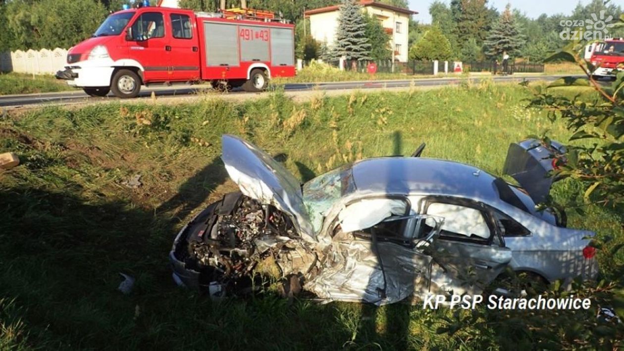 Ciężarówką w Audi. Groźna stłuczka na krajówce