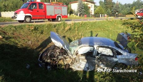 Ciężarówką w Audi. Groźna stłuczka na krajówce 