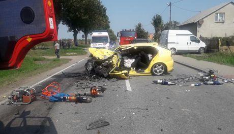 Stłuczka w Ożarowie. Zablokowana Kolejowa