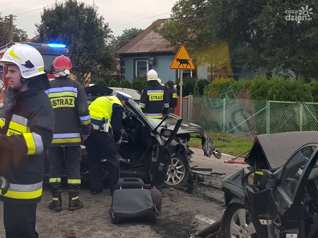 Groźna czołówka w Pawłowie