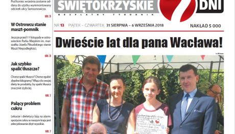 Tygodnik ŚWIĘTOKRZYSKIE 7 DNI nr 13 z 31.08.2018