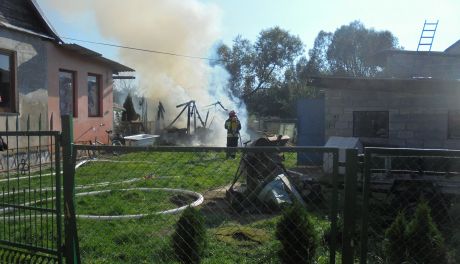 O krok od tragedii - groźny pożar w Chmielowie