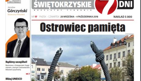 Tygodnik ŚWIĘTOKRZYSKIE 7 DNI nr 17 z 28.09.2018