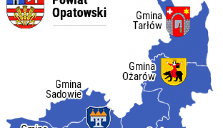 WYBORY 2018 - powiat opatowski podzielony