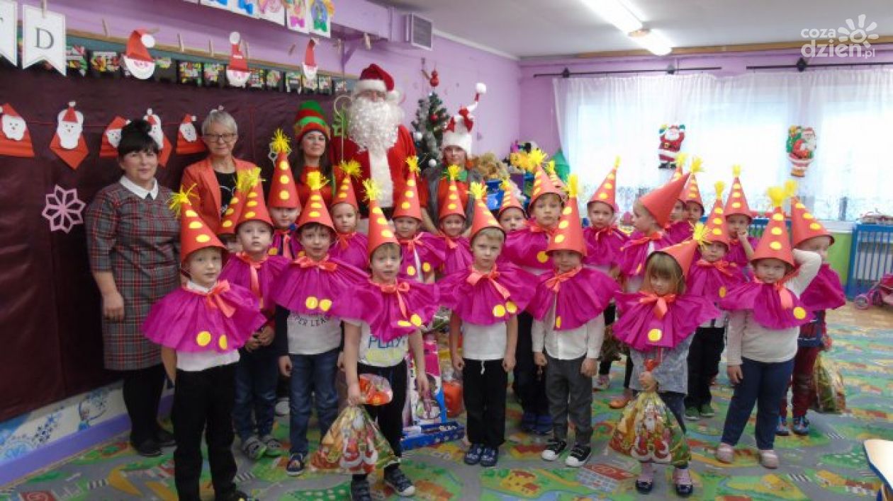 Mikołaj u przedszkolaków z Ćmielowa