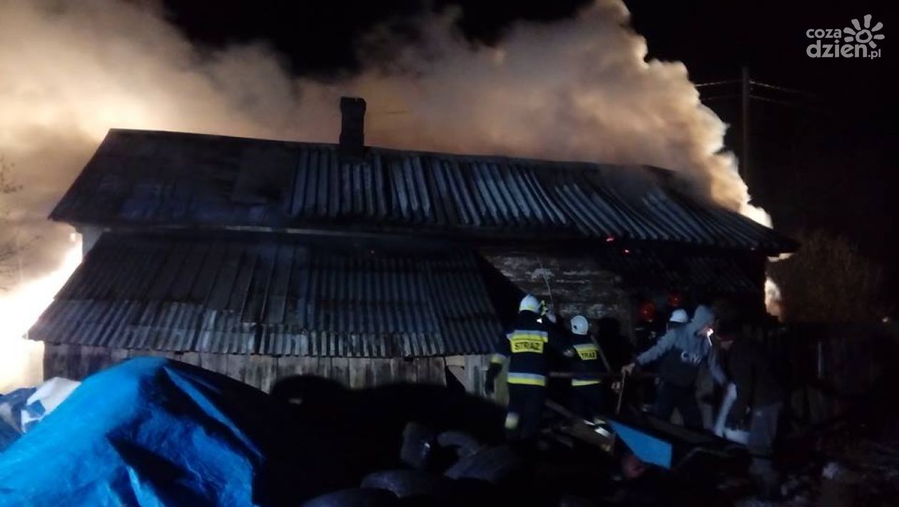 Płonął dom w Worowicach