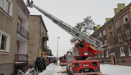 Płonęło poddasze na Klimkiewiczowskiej