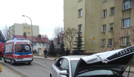 Groźna stłuczka na skrzyżowaniu 