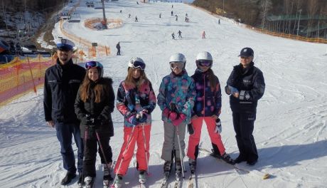 Z policjantami o bezpieczeństwie na stoku