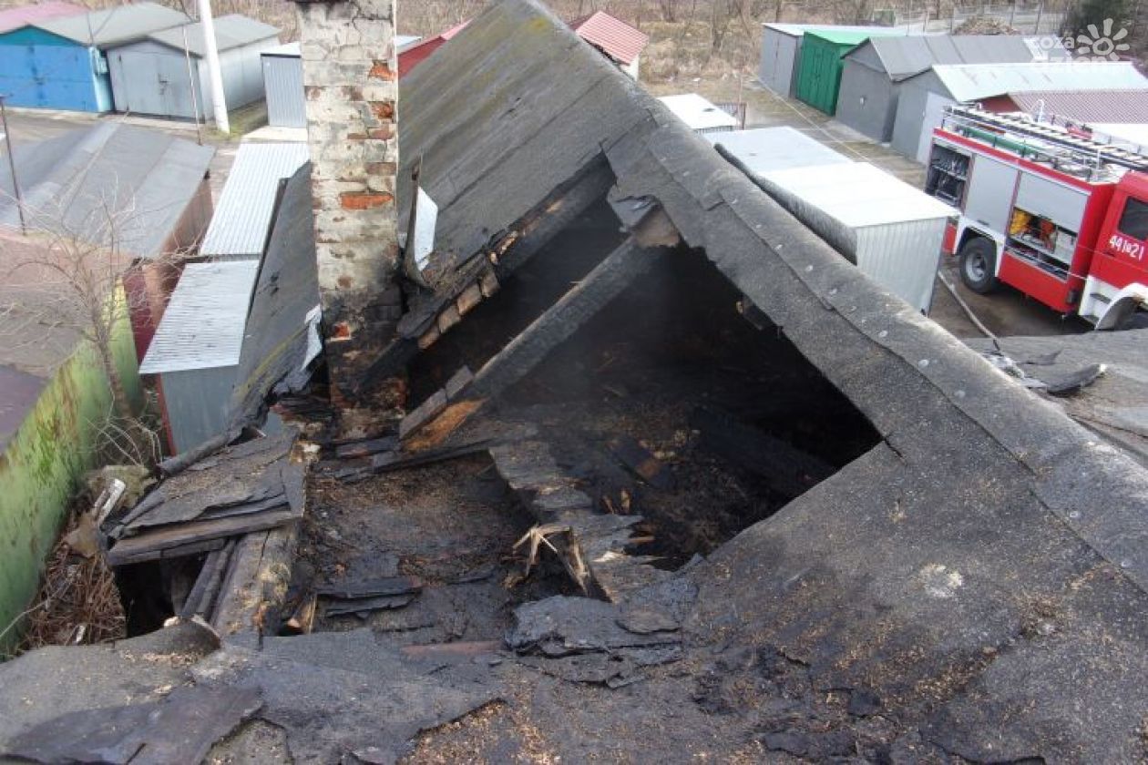 Płonął budynek wielorodzinny w Opatowie