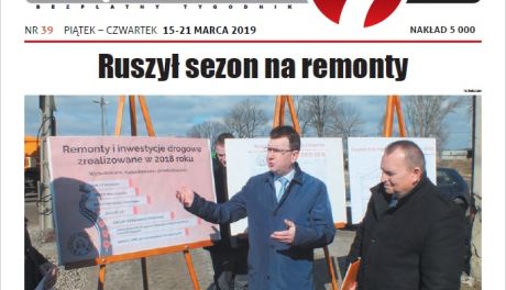 Tygodnik "Świętokrzyskie 7 Dni" nr 39 z 15.03.2019