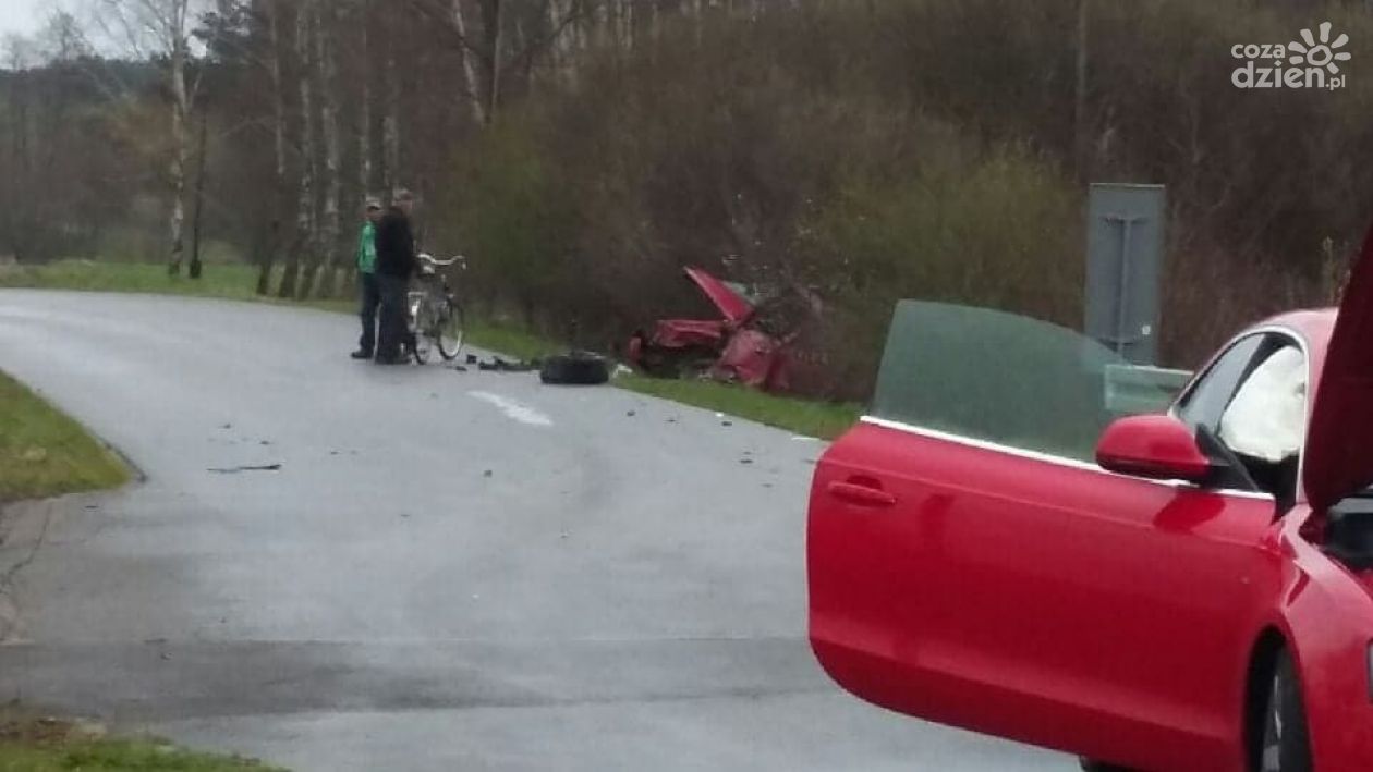 Audi w Skodę - wypadek w Borii
