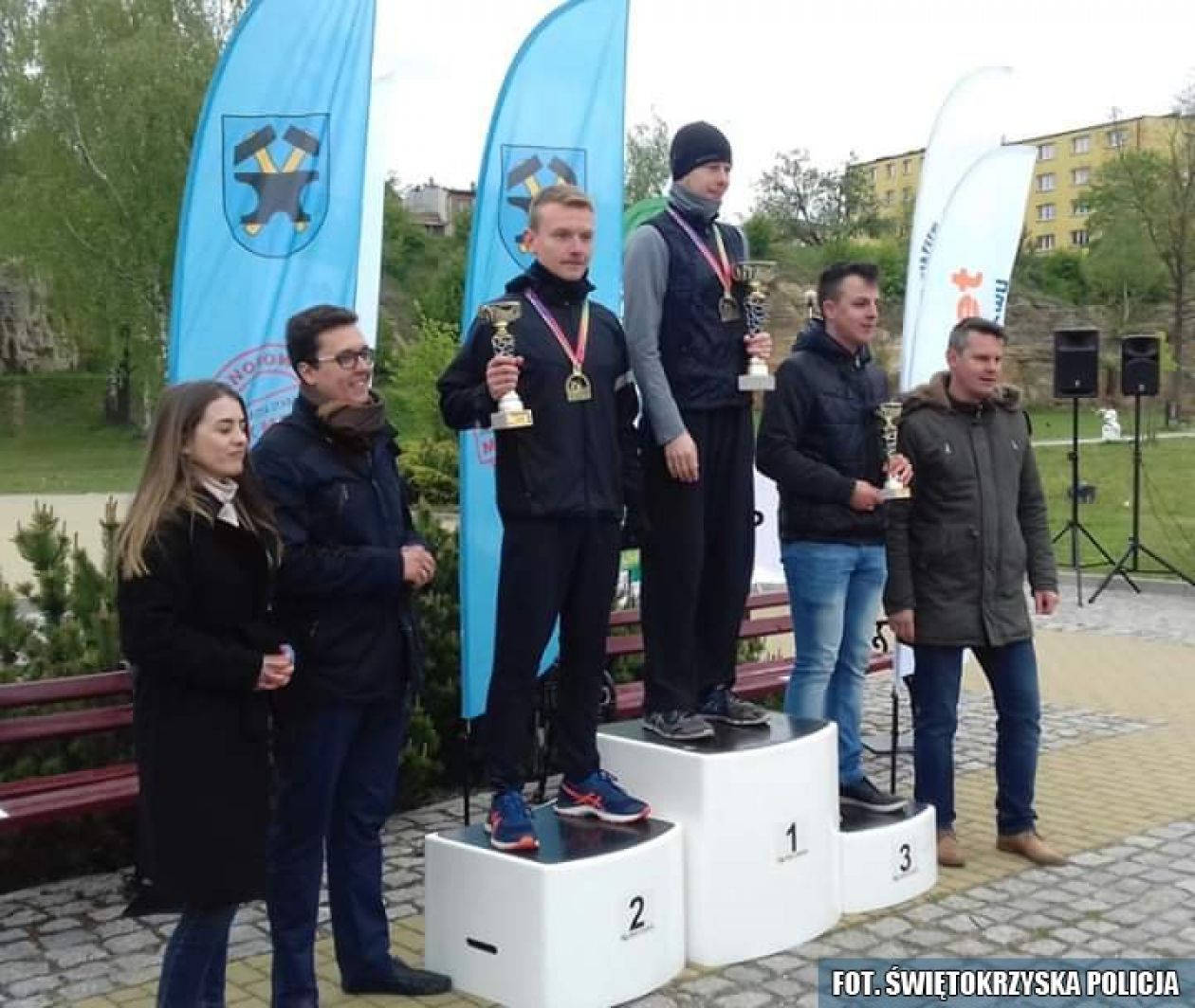 Cztery razy wybiegał podium