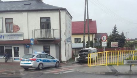 Busem w taksówkę - stłuczka na Sandomierskiej