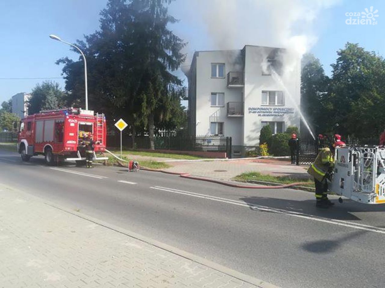 Pożar w DPS-ie przy Grabowieckiej