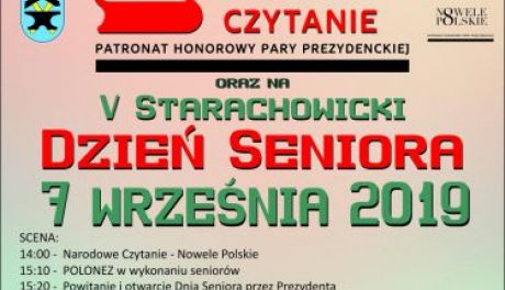 Narodowe Czytanie i V Starachowicki Dzień Seniora