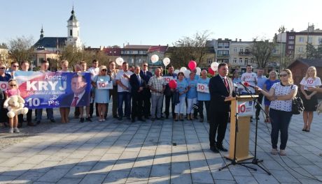 Uroczyste otwarcie kampanii wyborczej Andrzeja Kryja 