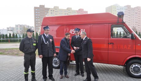 Nowy samochód ratowniczo - gaśniczy w Wólce Pętkowskiej