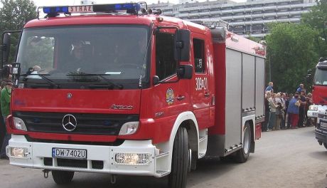 Na "Słonecznym" spalił się samochód