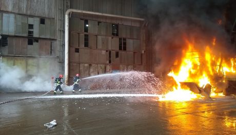 Pożar w Celsie Huta Ostrowiec