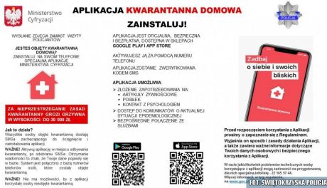 Już działa aplikacja "Kwarantanna domowa"