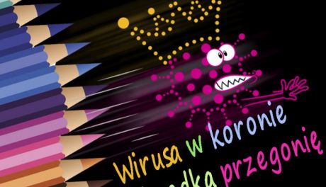 Kredką w koronawirusa 