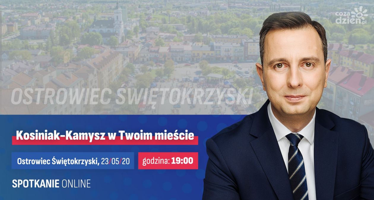 Władysław Kosiniak Kamysz z wizytą online w Ostrowcu Świętokrzyskim