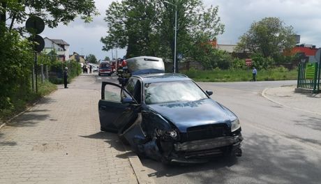 Zablokowana ulica Żabia w Ostrowcu Św.