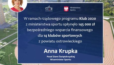 Ostrowieckie kluby sportowe z ministerialnym wsparciem