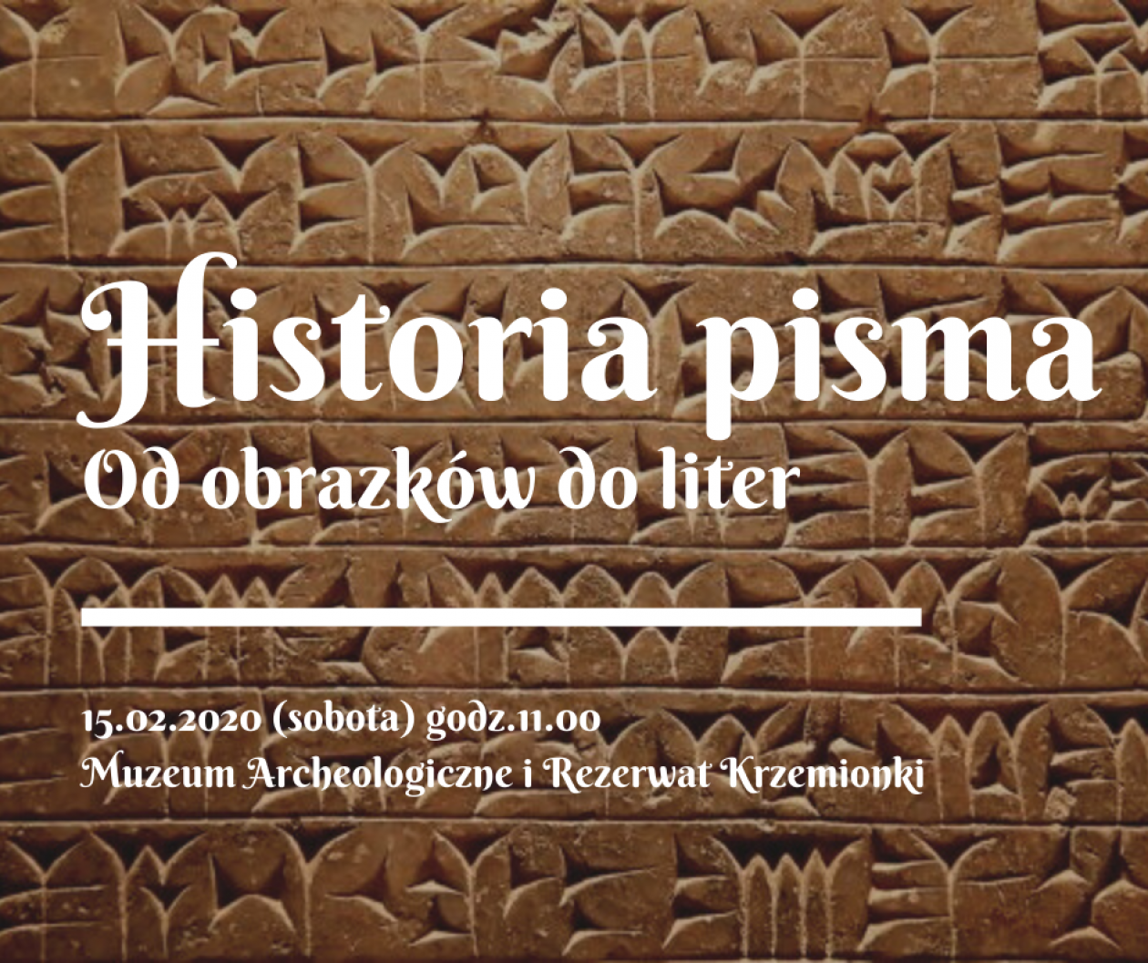 Historia pisma. Od obrazków do liter
