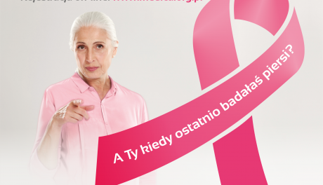 A Ty kiedy ostatnio badałaś piersi? Taka okazja nadarzy się w sierpniu. Skorzystaj! 