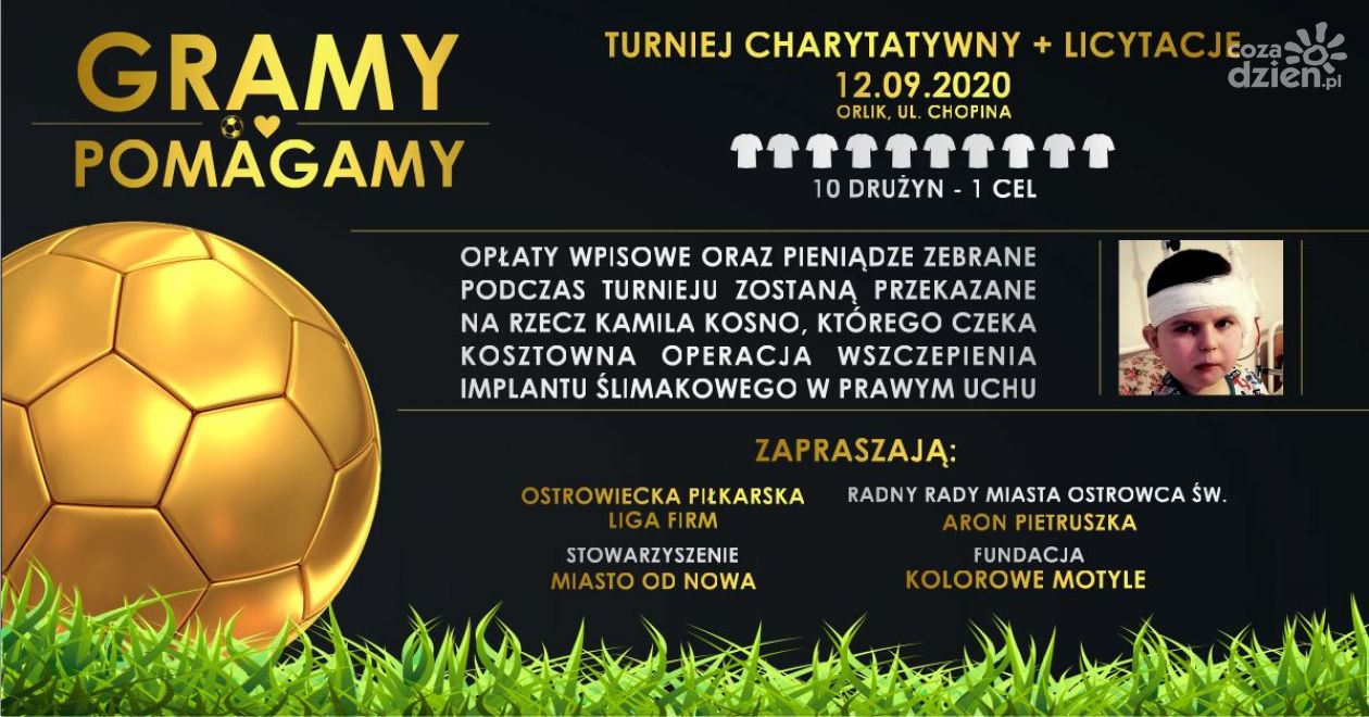 Ostrowiecka Piłkarska Liga Firm zaprasza do rozgrywek i na turniej charytatywny.