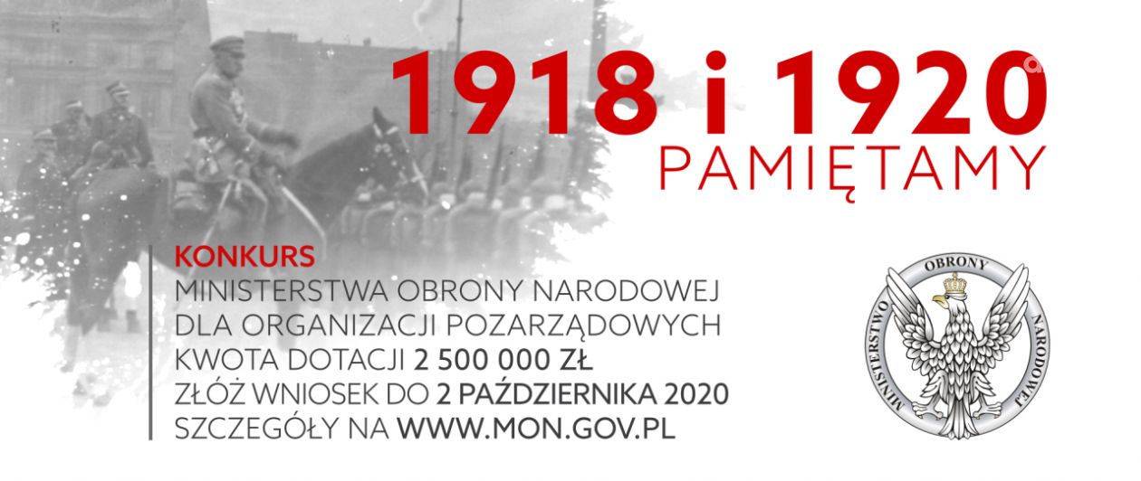 2,5 mln zł na projekty upamiętniające dwie ważne rocznice