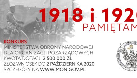 2,5 mln zł na projekty upamiętniające dwie ważne rocznice