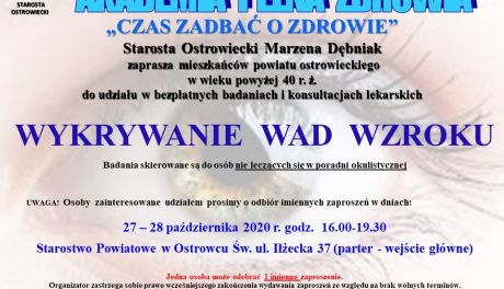 Mimo pandemii, stawiają na profilaktykę