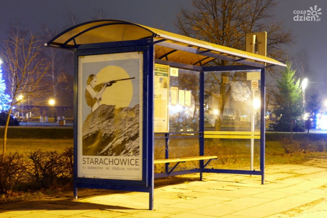 Starachowice: Wyjątkowe kolaże na przystankach