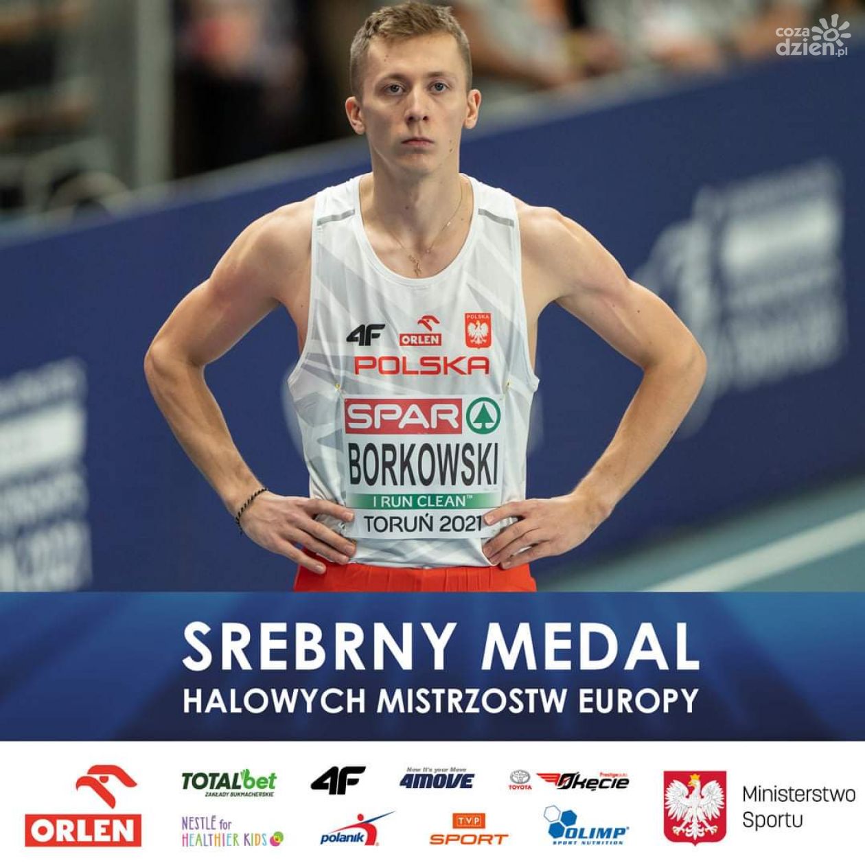 Mateusz Borkowski drugi w Europie na 800 metrów
