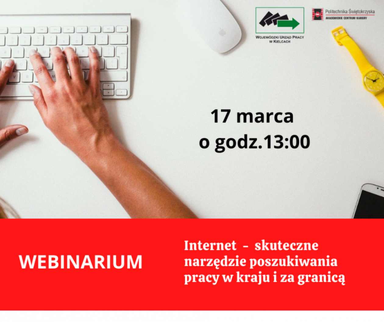 Jak znaleźć pracę przez internet? Podpowie Wojewódzki Urząd Pracy w Kielcach