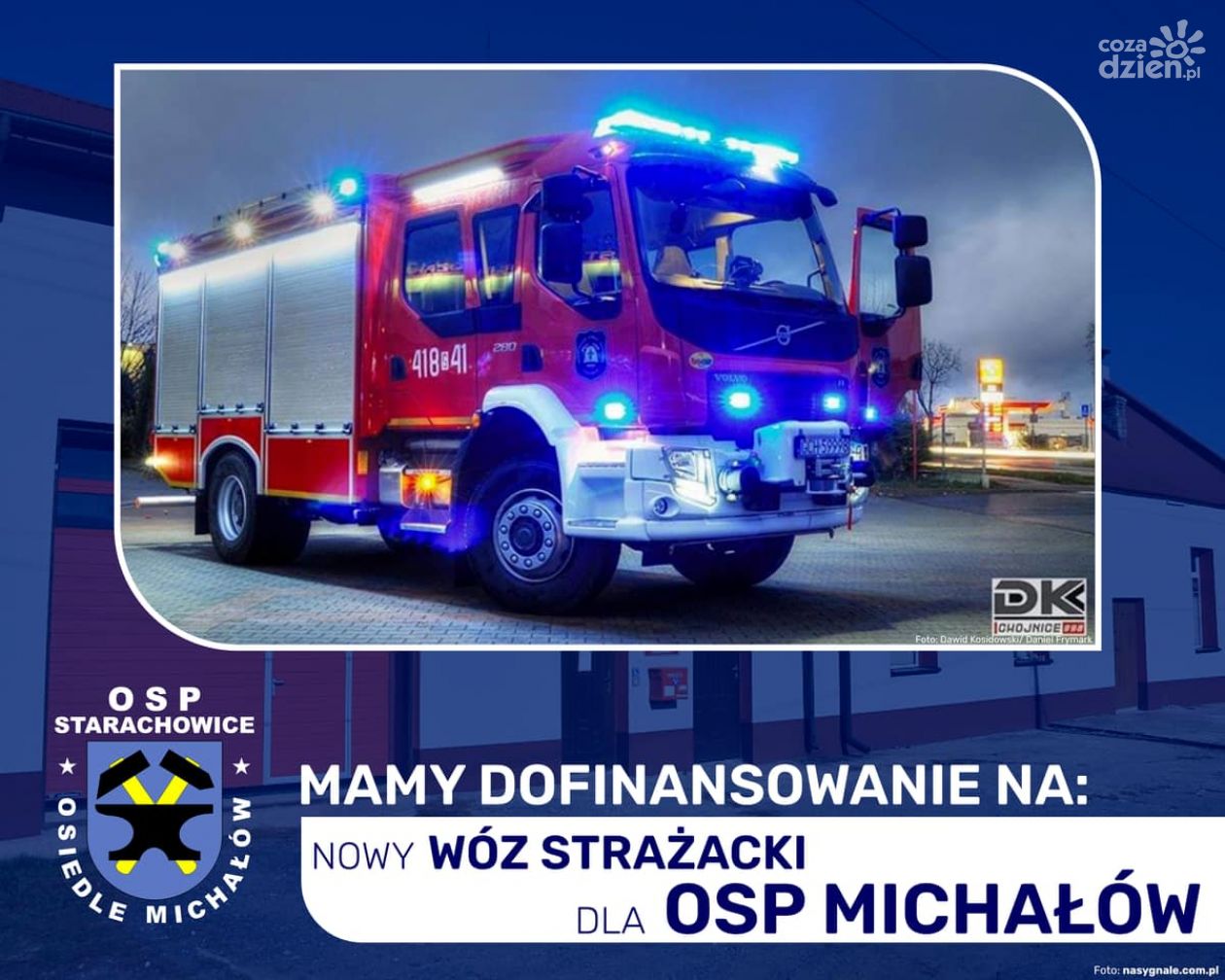Nowy wóz dla OSP Michałów 