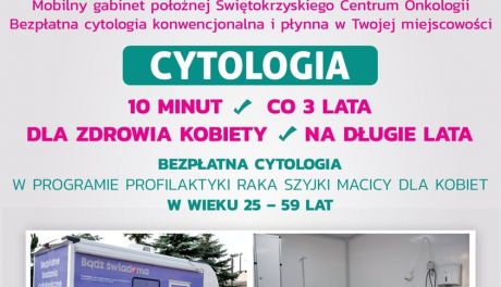 Darmowa cytologia dla mieszkanek powiatu ostrowieckiego. Wystarczy zadzwonić i się zapisać