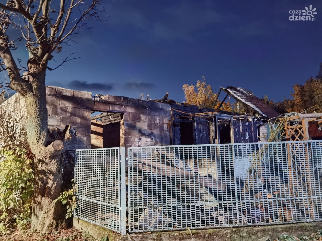 Ogień pochłonął cały dobytek