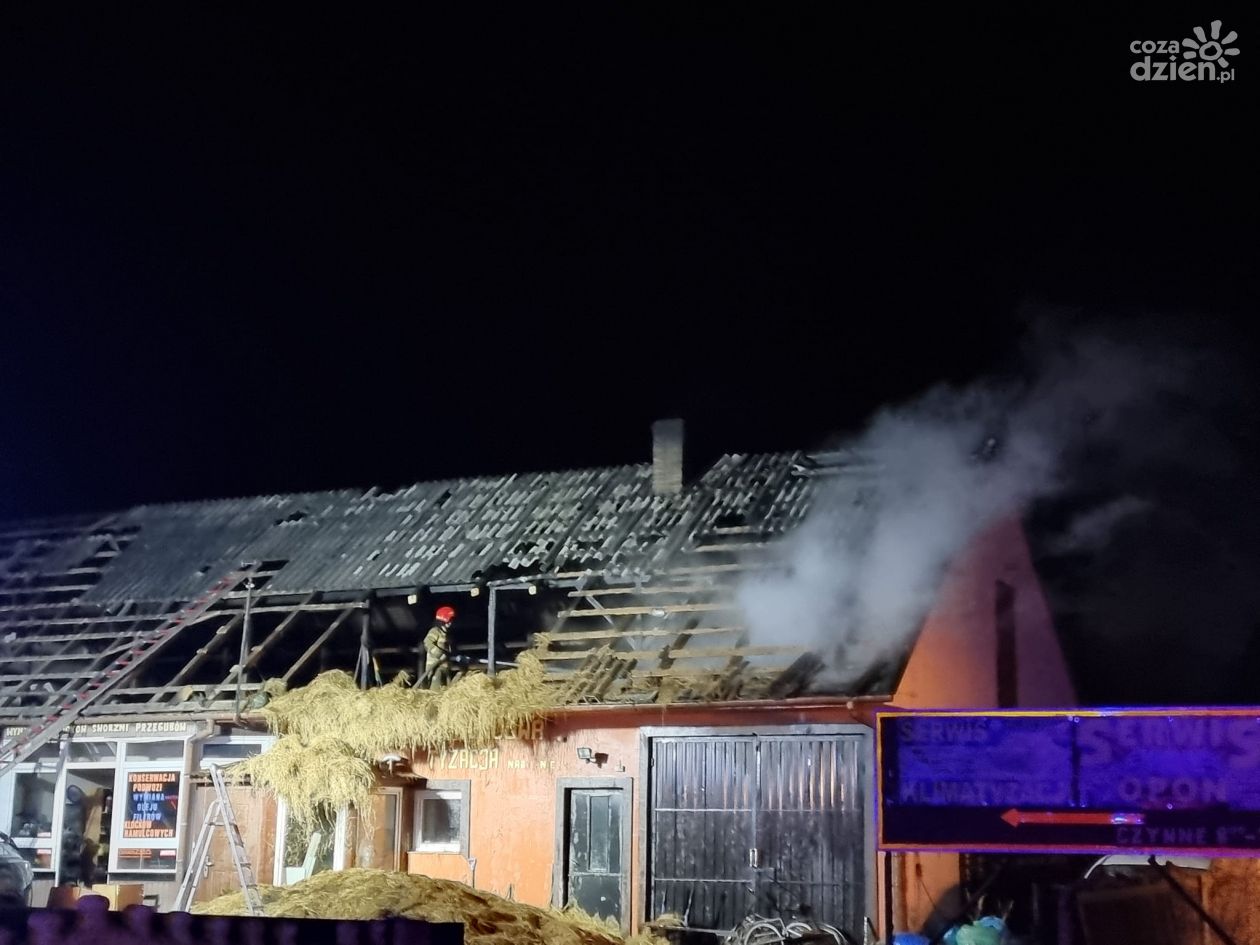 Aż cztery pożary w powiecie ostrowieckim jednego dnia