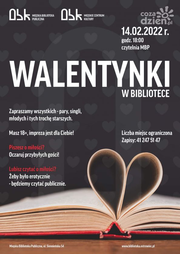 Walentynki w ostrowieckiej bibliotece 